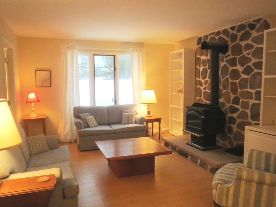 Living Room with Fireplace
