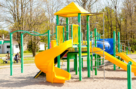 Modern play equipment