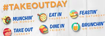#TakeOutDay