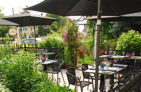 You don't have to be a guest to enjoy our patio - public welcomed