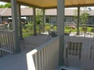 The Gazebo is a great place to relax with friends...