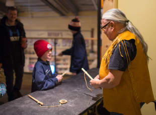 First Nations Cultural Demonstration Counter