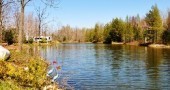 Pond at Dreamaker Campground
