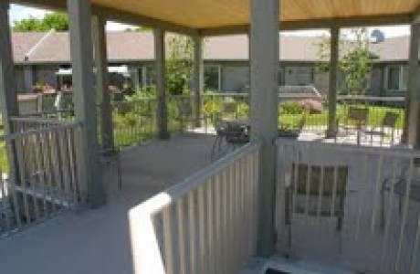 The Gazebo is a great place to relax with friends...