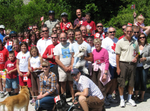 Canada Day participants