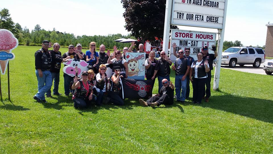 Keeping Sammy Sprinkles and Daisy the cow company at Pine River Cheese