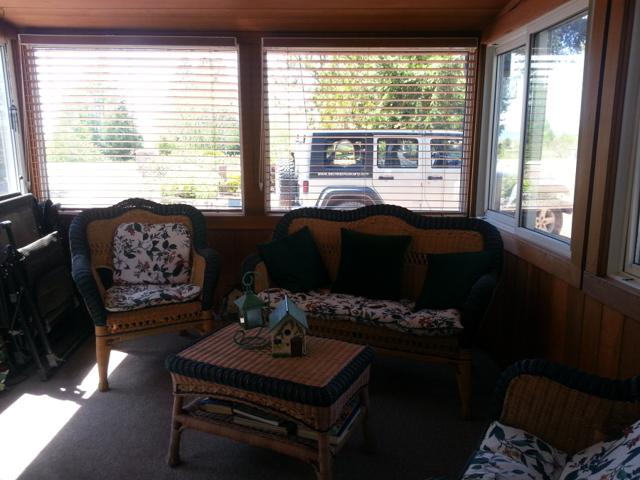 Sunroom to relax in