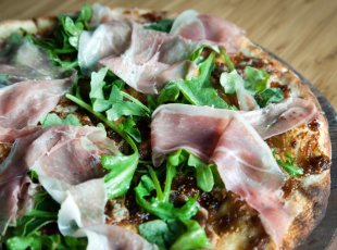 Prosciutto, Pear and Onion Flat Bread