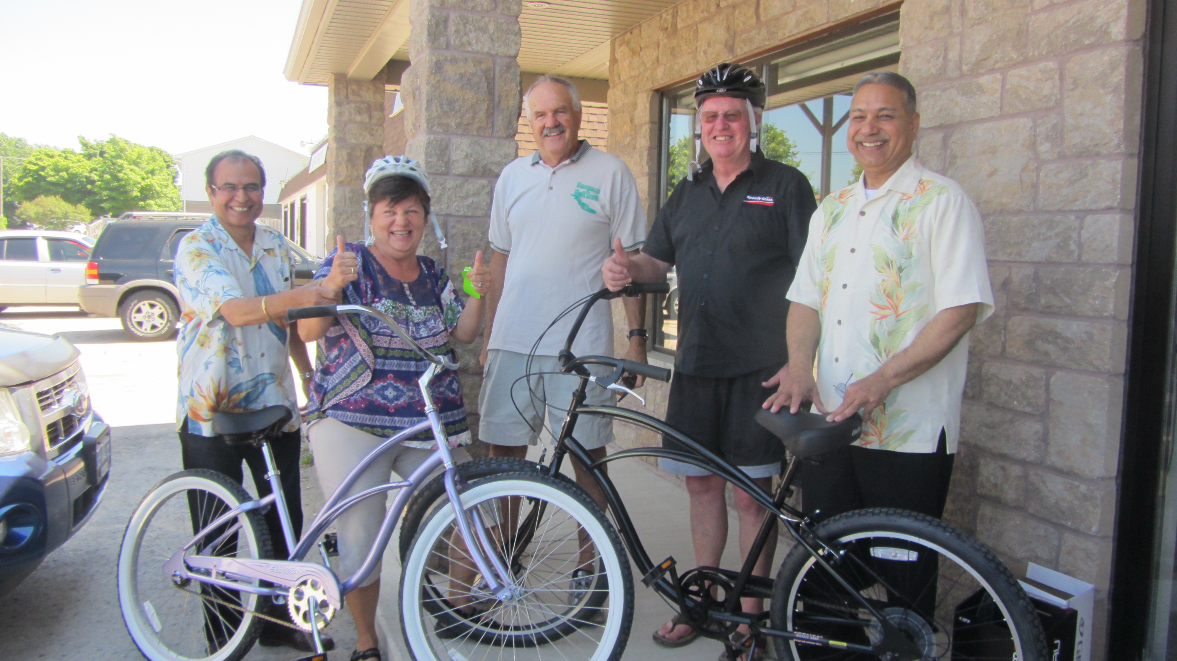 Canada Day SRT bike winners....Thanks to Dr. Toor and Dr. Sandhu